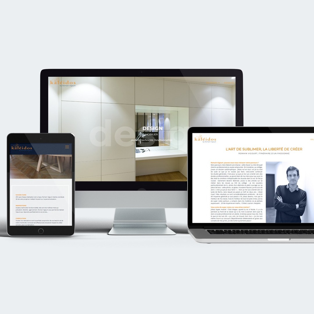 Site internet : Architecte Kaleidos
