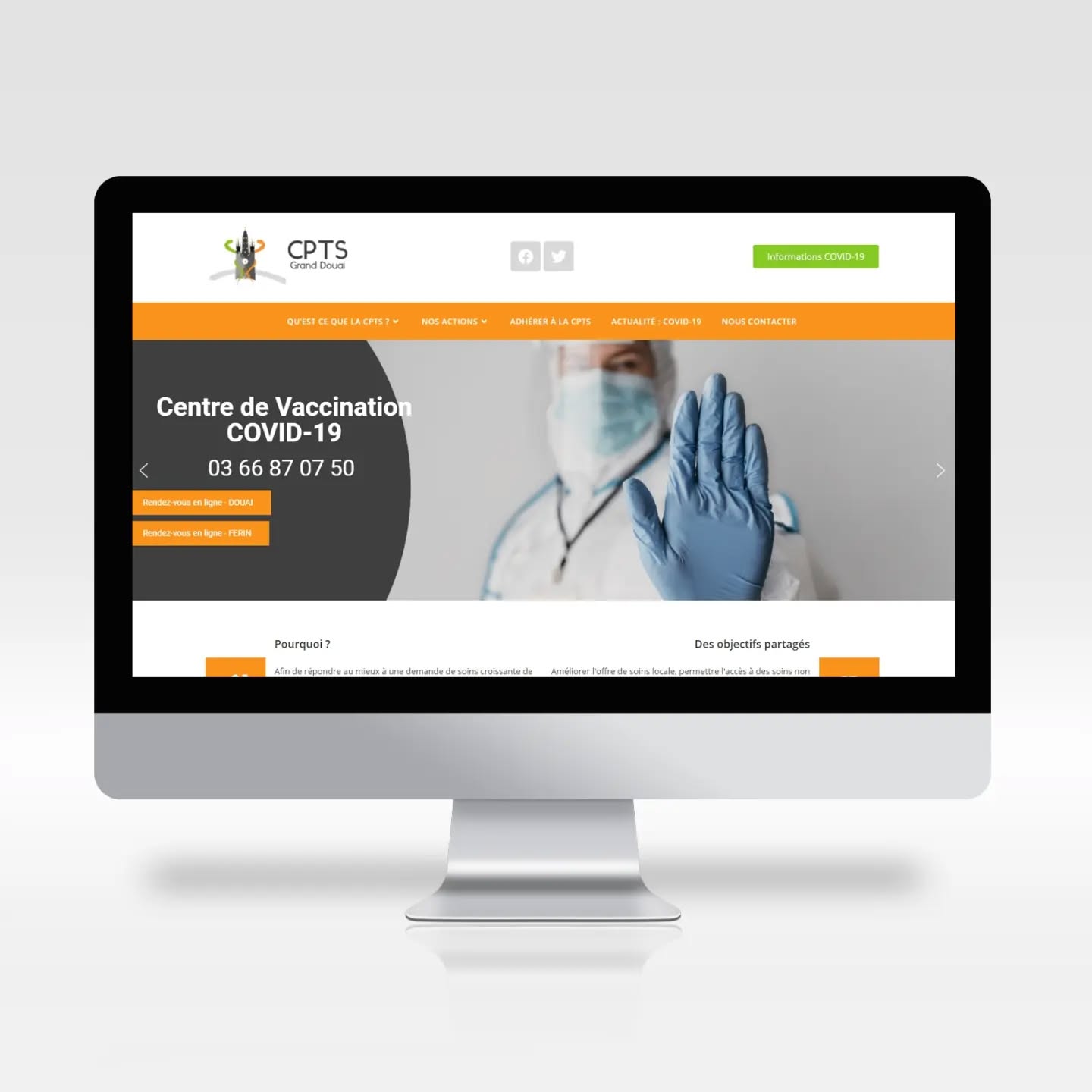 Réalisation site internet CPTS