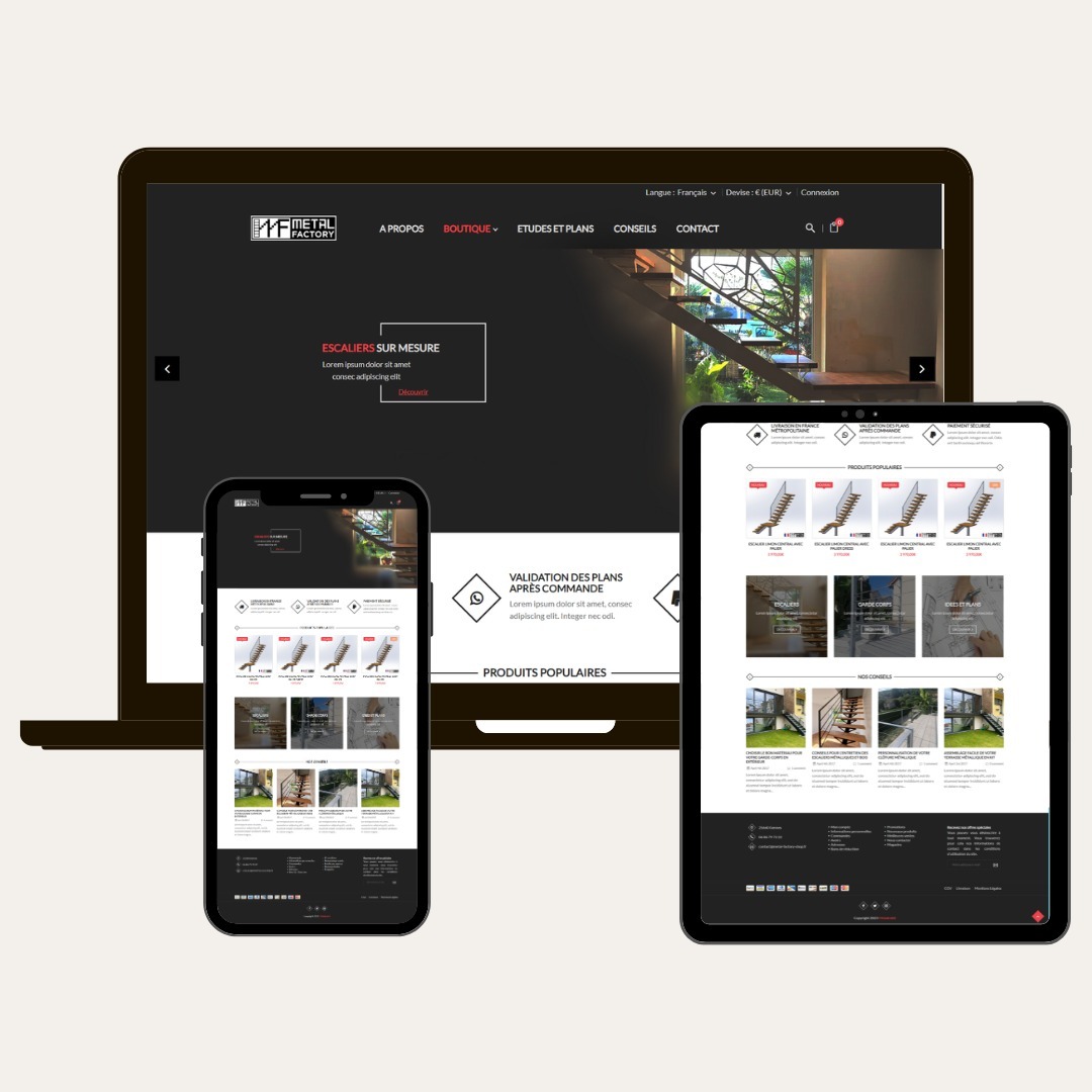 Site internet MetalEnKit
