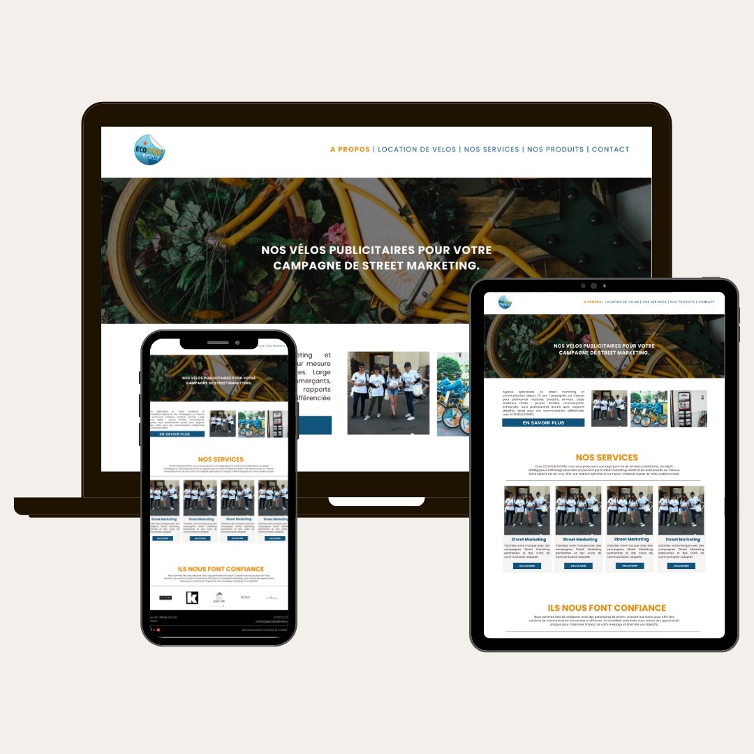 Site internet Ecostud Events
