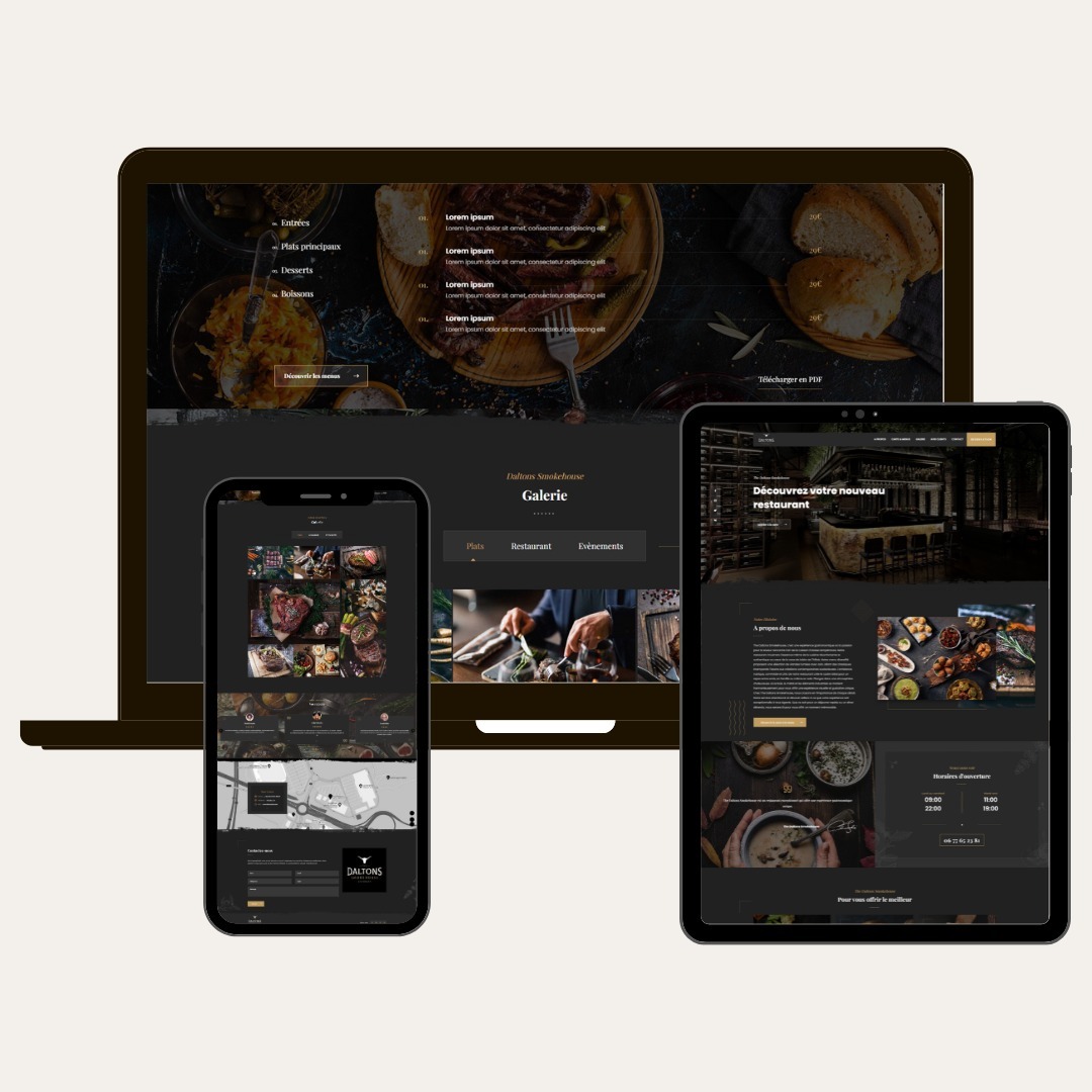 Maquette restaurant