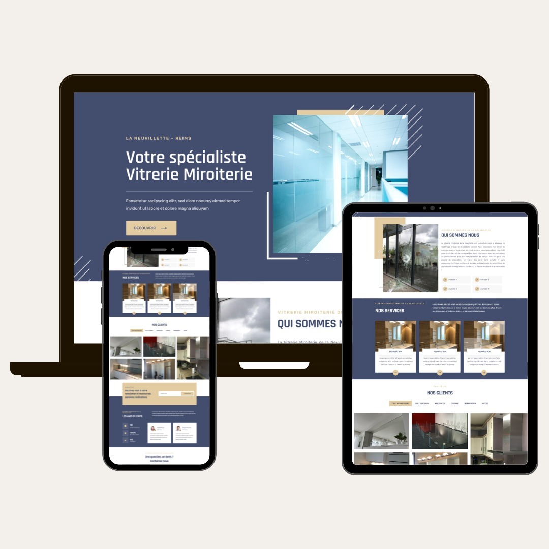 Maquette site web
