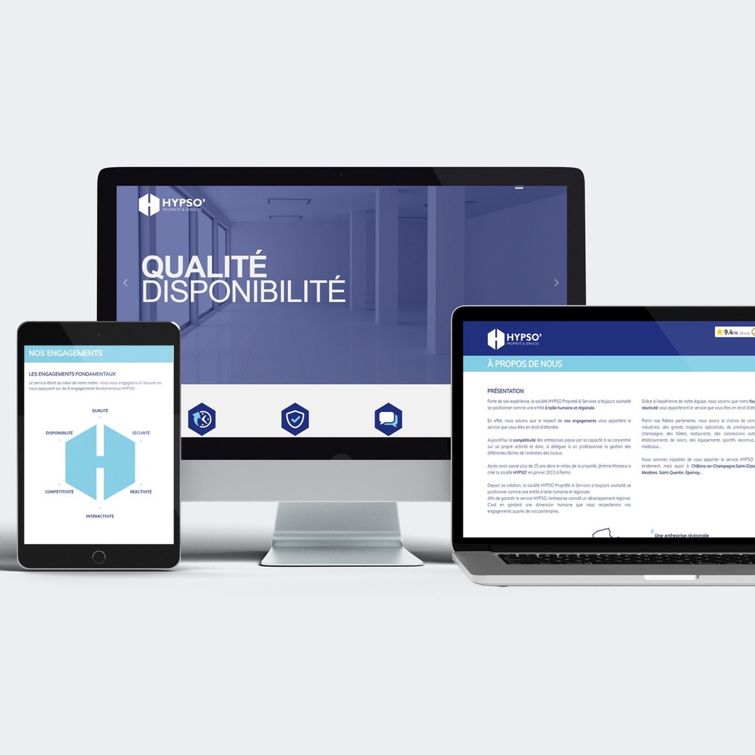 Site internet Hypso Propreté