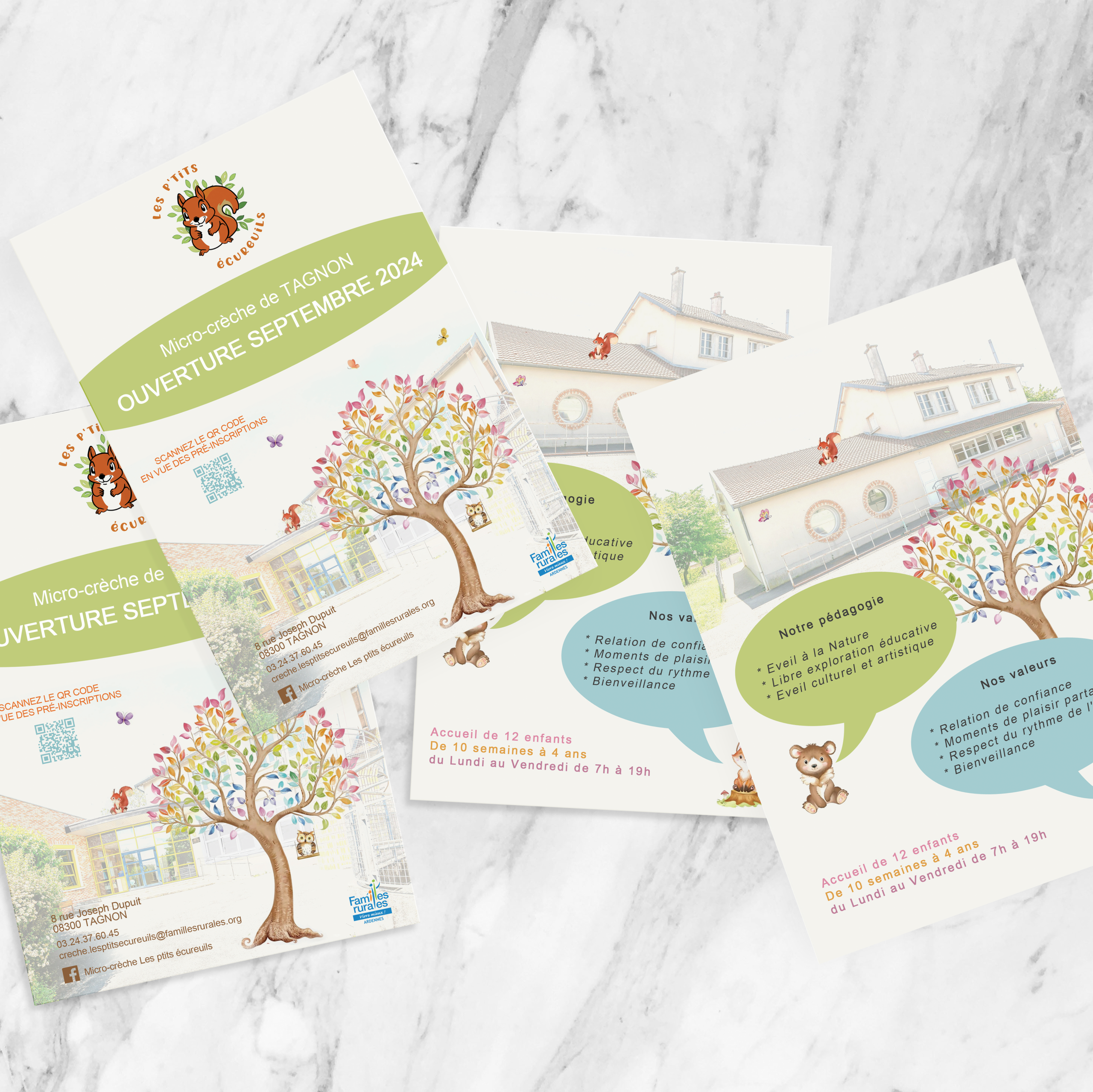 Logo et Flyer micro-crèche