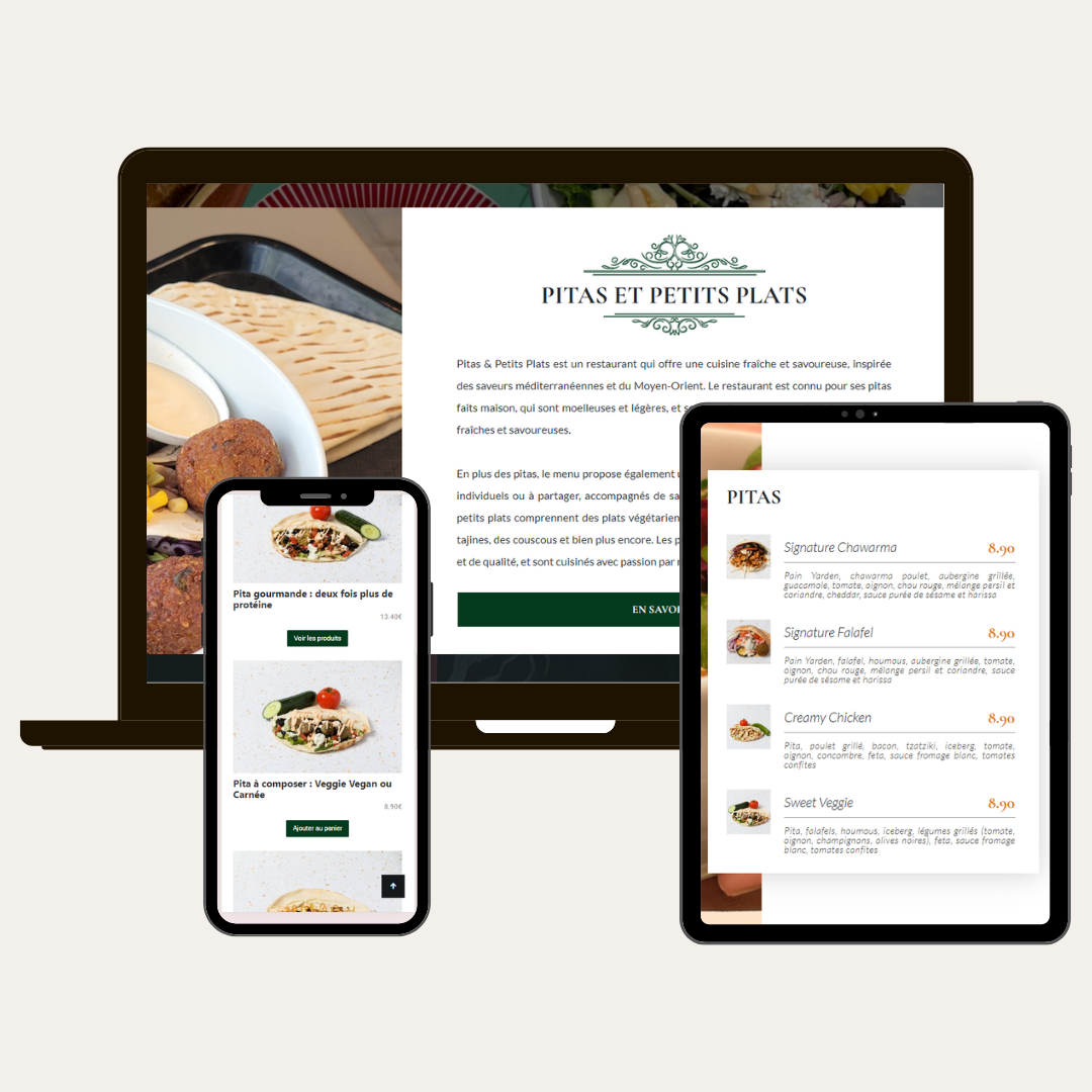 Site web : Pitas & Petits Plats