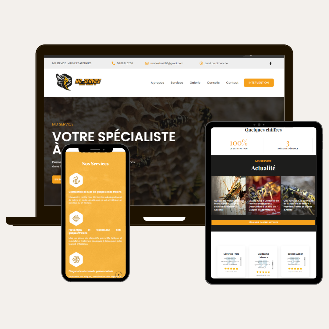 Site internet MD Services