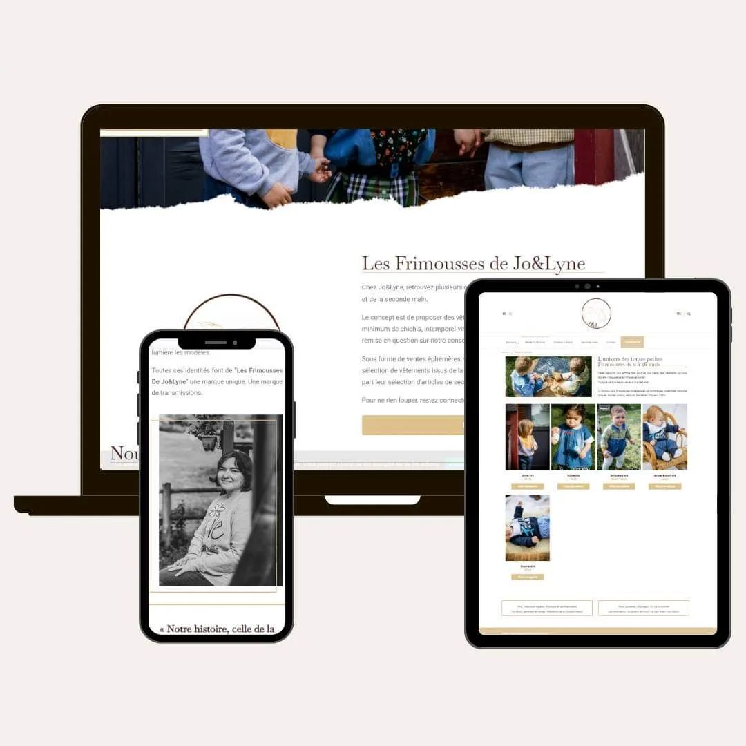 Site web : Les Frimousses de Jo&Lyne