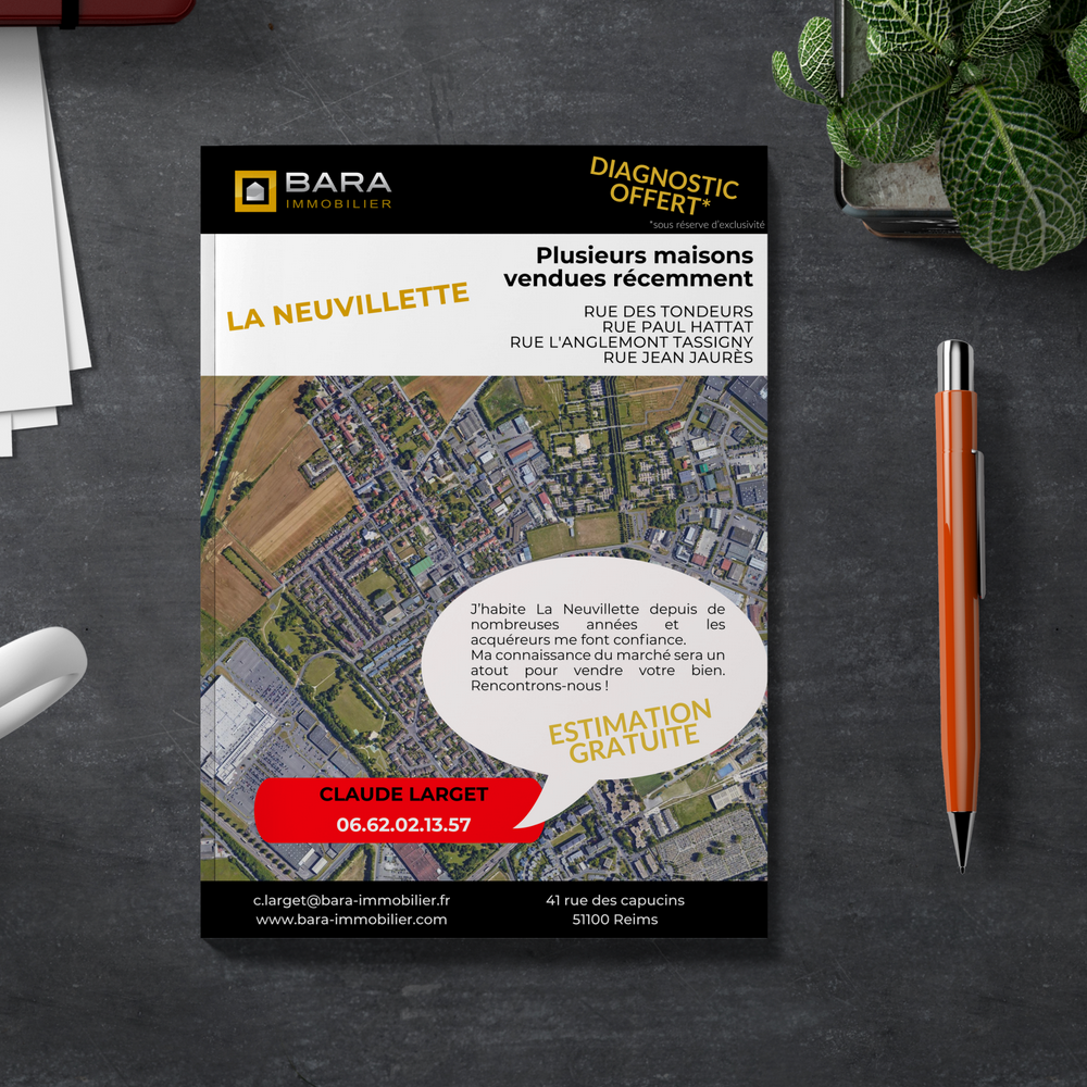 Flyer A4 pour Bara Immobilier