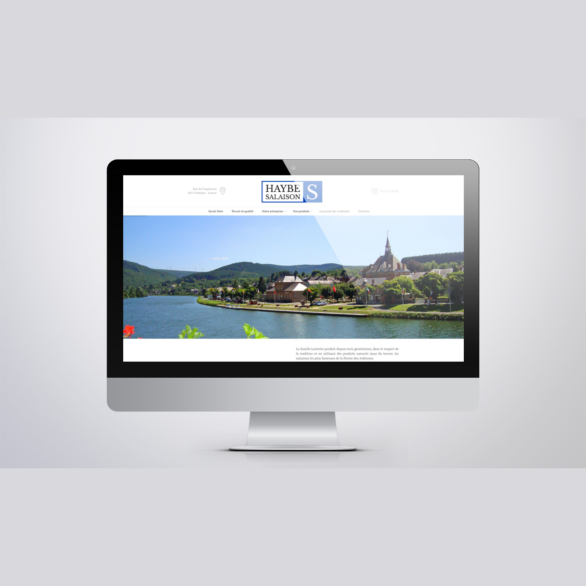 Site internet pour Haybes Salaisons